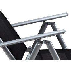 CASARIA Gartenstuhl Bern 105653, Kunststoff, Hochlehner,verstellbar,schwarz,klappbar,2 Stück -Einhell Verkaufsshop 794506d96f3f5380b432eef1351106acb0c5a3ca gartenstuhl casaria bern 105653 kunststoff