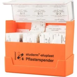 Söhngen Pflasterspender Aluderm Aluplast, 115 Strips, Elastisch, Aluminiumbedampft