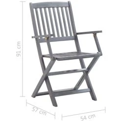 VidaXL Gartenstuhl 46334, Holz, Hochlehner, Grau, Klappbar, 4 Stück 15 VidaXL Gartenstuhl 46334, Holz, Hochlehner, Grau, Klappbar, 4 Stück -Einhell Verkaufsshop 7b6ae33e3628c3c8e3fa220bb0cec76caed5c50e gartenstuhl vidaxl 46334 holz