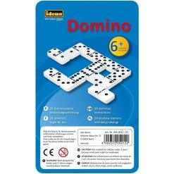 Idena Kartenspiel 6050012 Domino, In Metalldose, Ab 6 Jahre, 2-6 Spieler -Einhell Verkaufsshop 7c37be4956d8ca70847c0d06e9c285b91e83f986 kartenspiel idena 6050012 domino