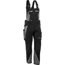 Grizzlyskin Arbeitshose IRON GIM37, Herren, Latzhose, Schwarz-grau, Größe 50