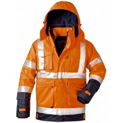 Elysee Arbeitsjacke Philipp 2-in-1, 22707-5, Warnschutzjacke, Signalorange, Wasserdicht Gr. 3XL