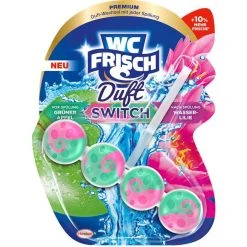 WC FRISCH WC-Frisch WC-Duftspüler Duft Switch, Grüner Apfel & Wasserlilie, Im Korb