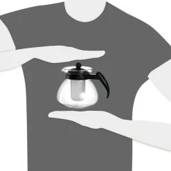 Montana Tee-Kanne Duo 057839, Glas, Mit Sieb, Schwarz, 1,4 L -Einhell Verkaufsshop 803a8550f4ae406dbdf02670b58147c64459ac9a tee kanne montana duo 057839 glas