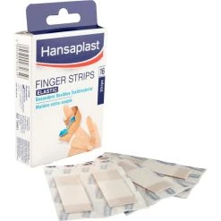 Hansaplast Pflaster Finger Strips Elastic, 1,9 X 12 Cm, Sehr Elastisch, 16 Strips