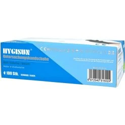 HYGISUN Einmalhandschuhe Intco Nitril, Puderfrei, Schwarz, 100 Stück, Größe M -Einhell Verkaufsshop 8d09452c87e16f0f29e3e1641f9769c39754e5ef einmalhandschuhe hygisun intco nitril puderfrei