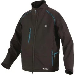 Makita Arbeitsjacke Akku-Thermojacke, DCJ205Z2XL, Winterjacke 14,4V/18V, Schwarz, Winddicht, Gr. XXL