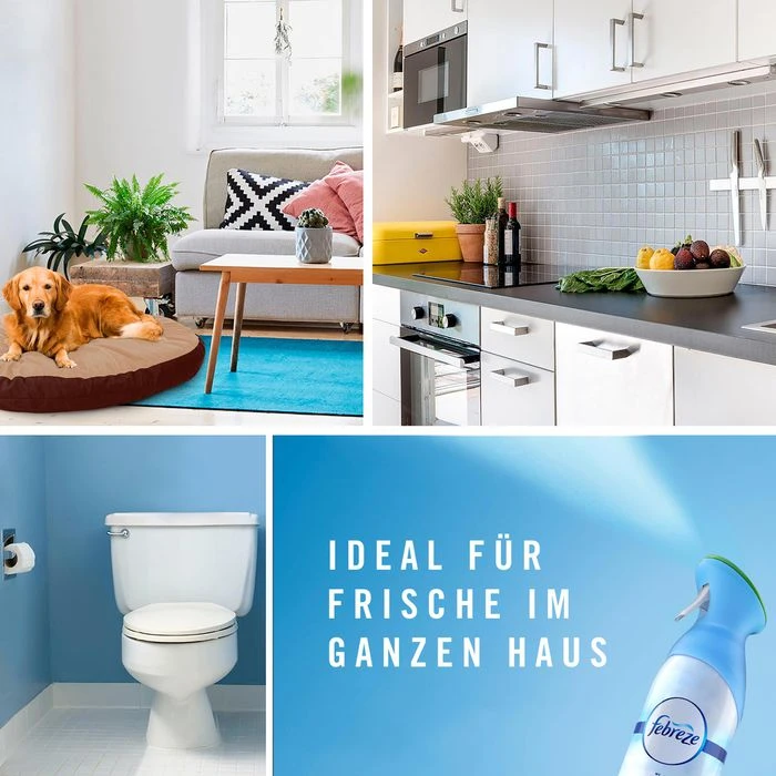 Febreze® Febreze Raumduft Extra Stark Morgentau 300ml, Spray, Geruchsneutralisierend, Frischehauch 2 Febreze® Febreze Raumduft Extra Stark Morgentau 300ml, Spray, Geruchsneutralisierend, Frischehauch – Bild 2