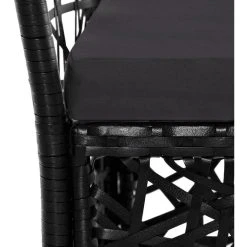 VidaXL Gartenstuhl 44089, Polyrattan, Niedriglehner, Schwarz, Mit Kissen, 2 Stück -Einhell Verkaufsshop 8ef8ab61c87b5e5c22f1eb17110f733eb22f8f06 gartenstuhl vidaxl 44089 polyrattan