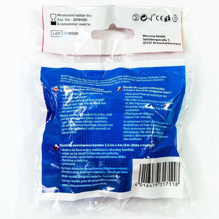 Figo Pflaster Selbsthaftende Bandage, Kohäsiv, Farbig Sortiert, 4m X 2,5cm 3 Figo Pflaster Selbsthaftende Bandage, Kohäsiv, Farbig Sortiert, 4m X 2,5cm – Bild 3