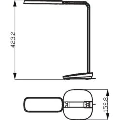 Philips Schreibtischlampe DSK601 LED, Dimmbar, Standfuß -Einhell Verkaufsshop 90bc6bab7188586db9f79843c7f6067dd430f18e schreibtischlampe philips dsk601 robotplus led