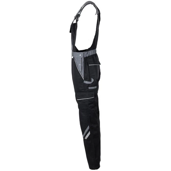 Planam Arbeitshose Highline, Damen, Latzhose, Schwarz-grau, Größe 44 5 Planam Arbeitshose Highline, Damen, Latzhose, Schwarz-grau, Größe 44 – Bild 5