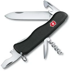 Victorinox Taschenmesser Picknicker, 0.8353.3, Schwarz, 11 Funktionen