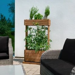 Hecht-international Hochbeet Cube 2, Braun, 82 X 50 X 145 Cm, Holz -Einhell Verkaufsshop 95cc682d3a93079b1a0f0f3ca1c03d31ab67c0b4 hochbeet hecht international cube 2 braun