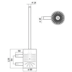 CWS WC-Bürste ObjectLine C707300, Silber, Bürstenhalter Aus Edelstahl, Zur Wandmontage -Einhell Verkaufsshop 962d0b816300161e4be0f9f92e399a8561400cc7 wc buerste cws objectline c707300 silber