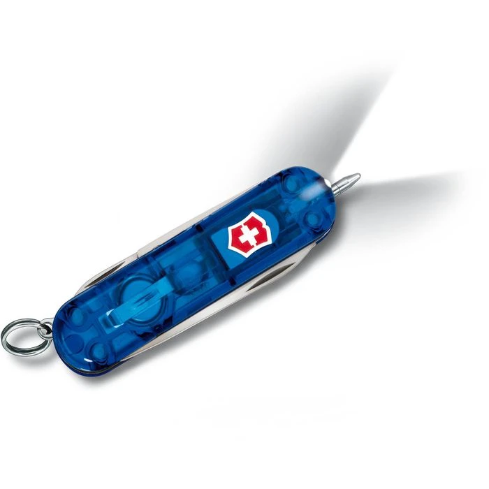 Victorinox Taschenmesser Signature Lite, 0.6226.T2, Blau Transparent, 7 Funktionen 2 Victorinox Taschenmesser Signature Lite, 0.6226.T2, Blau Transparent, 7 Funktionen – Bild 2