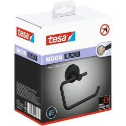 Tesa Toilettenpapierspender Moon Black, 40560, Ohne Bohren, Metall, Für 1 Kleinrolle, Schwarz -Einhell Verkaufsshop 972c319c93f8bbee2a1dcae9ef592c2156271eda toilettenpapierspender tesa moon black 40560