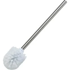 Zeller WC-Bürste Silber, Ersatzbürste Mit Edelstahlgriff