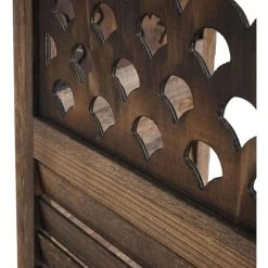 Mendler Paravent HWC-A84, Innen, 4-teilig, Holz, Mit Ornamenten, Braun, 160 X 170 Cm -Einhell Verkaufsshop 98729da1e943fb3cb1453d45b96ad8c7f58b0cbd paravent mendler hwc a84 innen 4 teilig