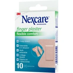 3M Pflaster Nexcare Finger Comfort 10 Strips, Elastisch, Atmungsaktiv, Wasserfest -Einhell Verkaufsshop 98eef61013cf8200d64bac887fe676cb1ba87e02 pflaster 3m nexcare fingerkuppenpflaster 10 strips