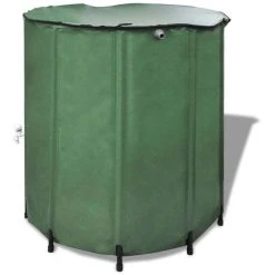 VidaXL Regenwassertank 250 Liter, Faltbar, Rund, Grün, Mit Auslaufhahn Und Deckel -Einhell Verkaufsshop 993ac0d67a47e7b8721ff797df49d09de09fce00 regentonne vidaxl regenwassertank 250 liter