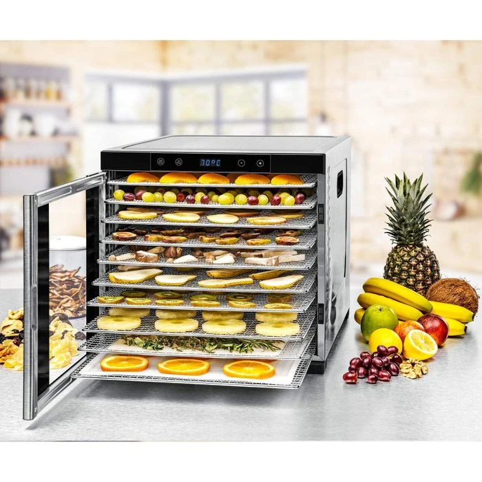 Rommelsbacher Dörrautomat DA 1000, 1000 Watt, 10 Etagen, Für Fleisch & Obst, Dörrfläche 40x40cm 2 Rommelsbacher Dörrautomat DA 1000, 1000 Watt, 10 Etagen, Für Fleisch & Obst, Dörrfläche 40x40cm – Bild 2