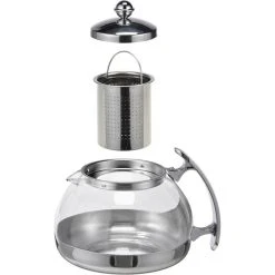 Böttcher-AG Tee-Kanne Glas, Mit Edelstahl-Sieb, Transparent, 1,2 L 6 Böttcher-AG Tee-Kanne Glas, Mit Edelstahl-Sieb, Transparent, 1,2 L -Einhell Verkaufsshop 9b012a6010af08467846d3382faa0f9b5081eee5 tee kanne boettcher ag glas