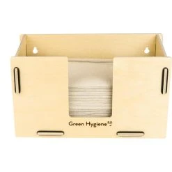 GreenHygiene Handtuchspender Küchenstube, Tischspender, Für Falk Und Frieda, Holz, Braun