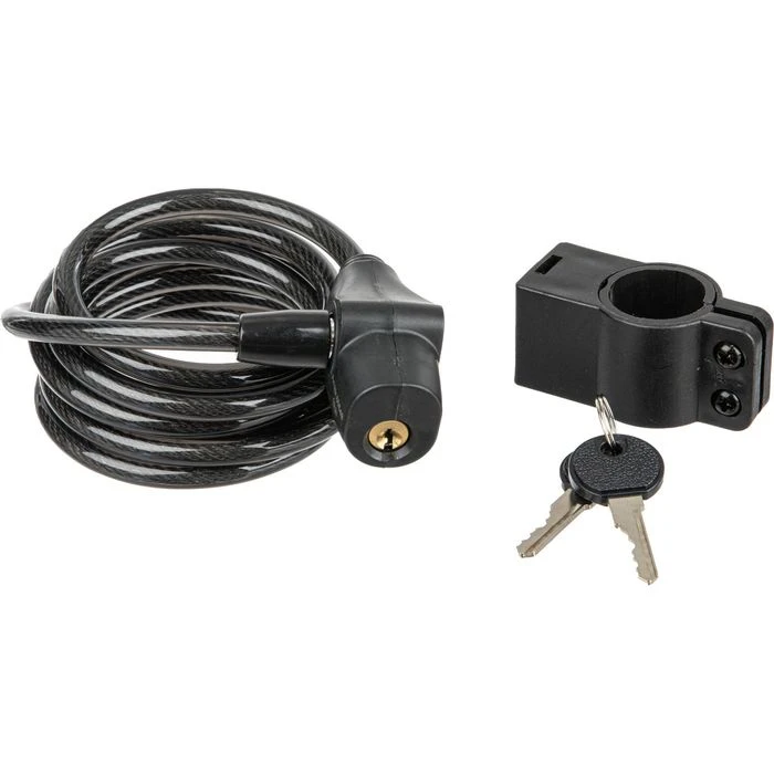 Fischer-MTS Fahrradschloss 85849, Kabelschloss, Länge 180cm, Sicherheitslevel 3 1 Fischer-MTS Fahrradschloss 85849, Kabelschloss, Länge 180cm, Sicherheitslevel 3