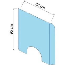 Exacompta Spuckschutz Exascreen 80058D, Acrylglas Thekenaufsatz, 68 X 95 Cm -Einhell Verkaufsshop 9d85ba30569a8968043c64816e60dae50e39cd1a spuckschutz exacompta exascreen 80058d acrylglas