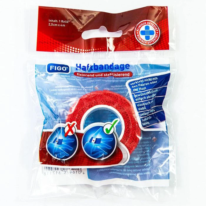 Figo Pflaster Selbsthaftende Bandage, Kohäsiv, Farbig Sortiert, 4m X 2,5cm 1 Figo Pflaster Selbsthaftende Bandage, Kohäsiv, Farbig Sortiert, 4m X 2,5cm