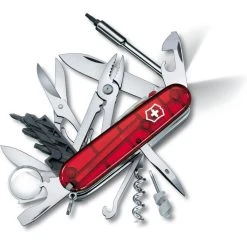 Victorinox Taschenmesser CyberTool Lite 1.7925.T, Rot Transparent, 34 Funktionen