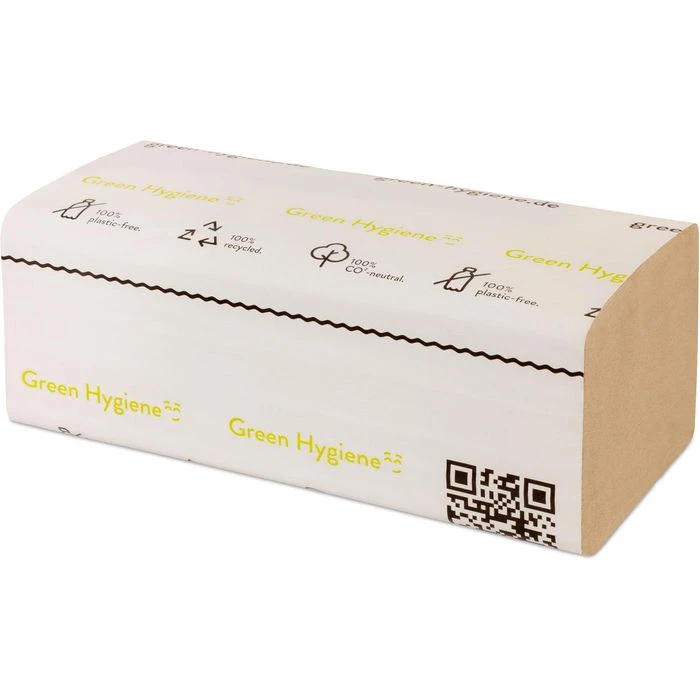 GreenHygiene Papierhandtücher Falk, 1-lagig, Zick-Zack-Falz, 25 X 23 Cm, Natur, 5000 Stück 5 GreenHygiene Papierhandtücher Falk, 1-lagig, Zick-Zack-Falz, 25 X 23 Cm, Natur, 5000 Stück – Bild 5
