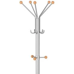 Kerkmann Garderobenständer TK2, 6068, Mit 10 Haken, Metall, Silber -Einhell Verkaufsshop a31f8e8fab9c143598b72fece4e79b363f08b1f6 garderobenstaender kerkmann tk2 6068