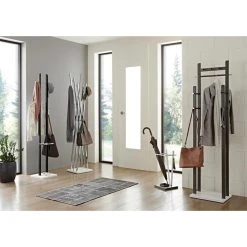 Haku-Möbel Garderobenständer 17546, Mit 10 Haken, Metall, Schwarz -Einhell Verkaufsshop a5e360b2e2a0c3ce4bb983df5cdb57de731a58b0 garderobenstaender haku moebel 17546