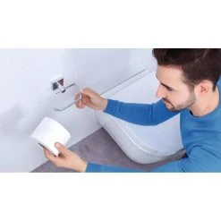 Tesa Toilettenpapierspender Ekkro, 40232, Ohne Bohren, Metall, Für 1 Kleinrolle, Silber -Einhell Verkaufsshop a740babe5899d5de95e80c3b7e7e26a685583049 toilettenpapierspender tesa ekkro 40232