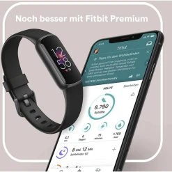 Fitbit Fitness-Tracker Luxe Schwarz, Puls-, SpO2-Messung, OLED, Wasserdicht -Einhell Verkaufsshop a7469e2541c082bd72868b65bda1be4822d7ce2b fitness tracker fitbit luxe schwarz