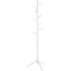 Vasagle Garderobenständer RCR04WT, Mit 8 Haken, Holz, Weiß