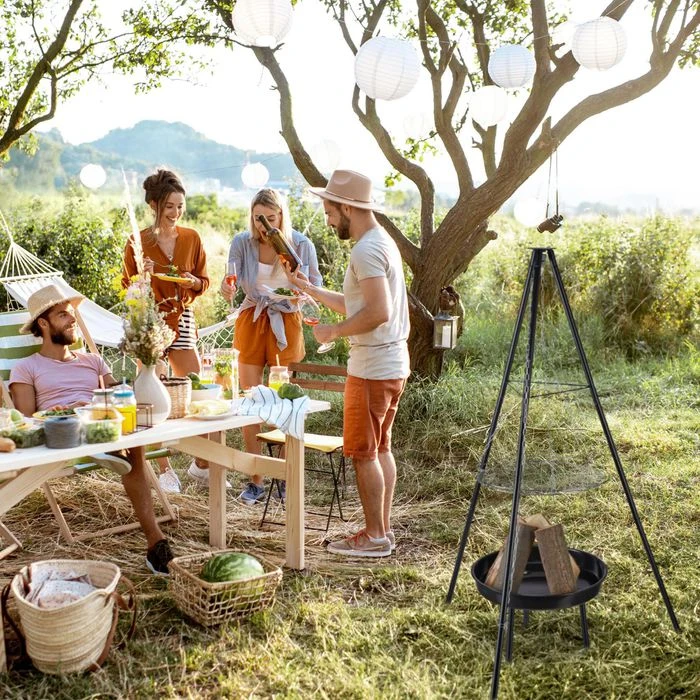 Relaxdays Holzkohlegrill Schwenkgrill, Stahl, Grillfläche Ø 49cm 4 Relaxdays Holzkohlegrill Schwenkgrill, Stahl, Grillfläche Ø 49cm – Bild 4