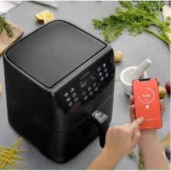 Alternative view of Cosori Fritteuse Smart WiFi XXL, CS158-AF-RXB, 1700 W, Heißluftfritteuse, Mit App, Für 5,5 Liter
