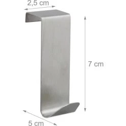 Kleiderhaken Relaxdays Für Die Tür, Silber, Edelstahl, 1 Haken, 4 Stück -Einhell Verkaufsshop ad57c81239327ac0424dd2c9ed26b95f63221a5f kleiderhaken relaxdays
