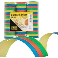 Idena Luftschlangen 8274021, Bunt, 4m, 3 Stück -Einhell Verkaufsshop aee02b4f727f807ba232b8631391dc2957b774ba luftschlangen idena 8274021 bunt