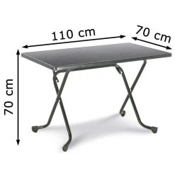 BEST Gartentisch Primo, Kunststoff, Anthrazit, 110 X 70 X 70 Cm, Klappbar -Einhell Verkaufsshop af19d2b3c23be165660861043e290b67a23625b4 gartentisch best primo kunststoff