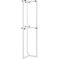 Haku-Möbel Garderobenständer 88380, Mit 12 Haken, Metall, Weiß