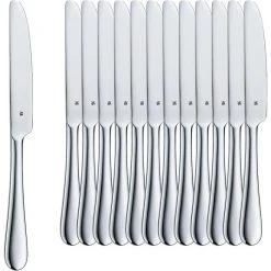 WMF Menümesser Professional Signum, Edelstahl, Monoblock, Silber Poliert, Set 12 Stück