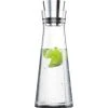 Emsa Karaffe Flow Slim Carafe 515675, Mit Deckel, 1 Liter
