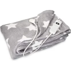 Navaris Heizdecke XXL, Grau, 3 Temperaturen, Abschaltautomatik, 180 X 130cm