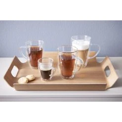 Alternative view of Bredemeijer Kaffeegläser 165012 Espresso, Doppelwandig, Mit Henkel, 100ml, 2 Stück