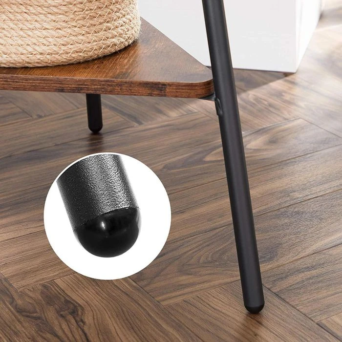 Vasagle Garderobenständer RCR16BX, Vintage, Mit 6 Haken, Metall / Holz, Schwarz / Braun 7 Vasagle Garderobenständer RCR16BX, Vintage, Mit 6 Haken, Metall / Holz, Schwarz / Braun – Bild 7