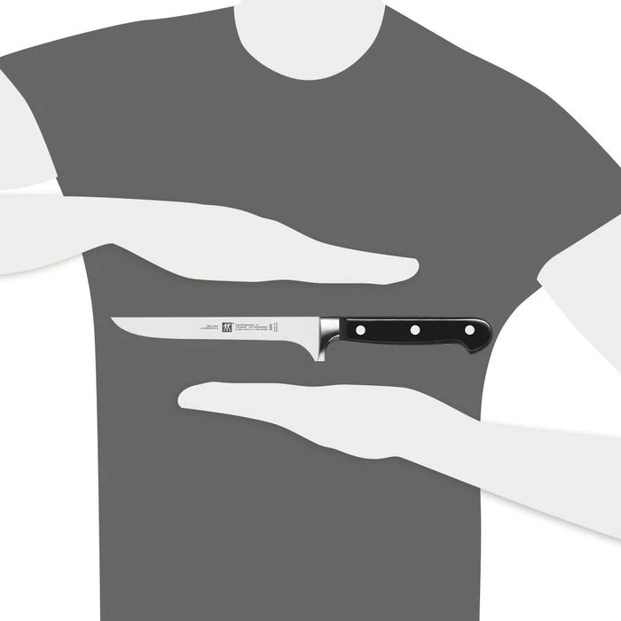 Zwilling Ausbeinmesser Professional S 31024-141, Schwarz, 14cm Klinge Starr 4 Zwilling Ausbeinmesser Professional S 31024-141, Schwarz, 14cm Klinge Starr – Bild 4